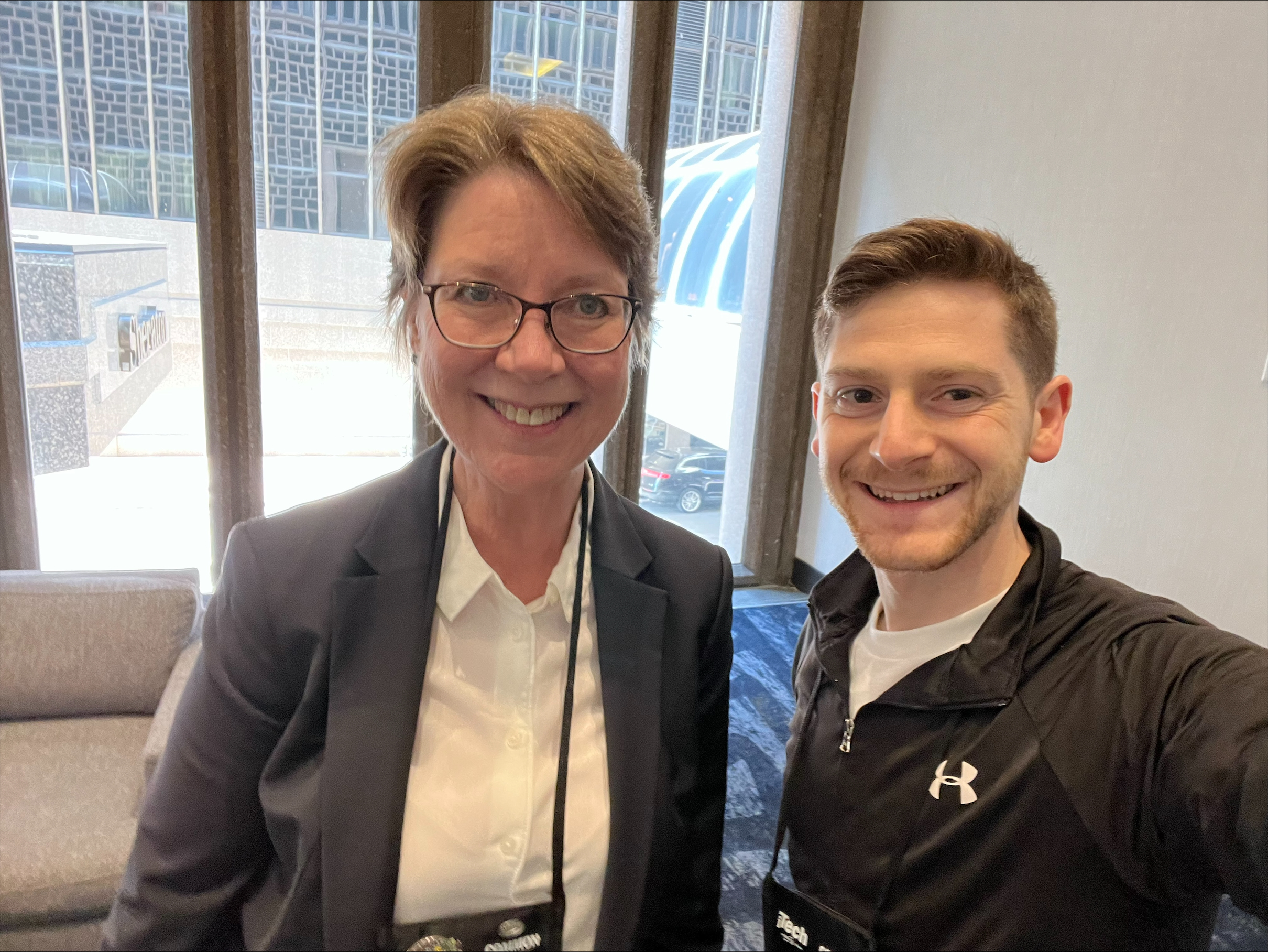 Dawn May and Josh Bander at COMMON POWERUp